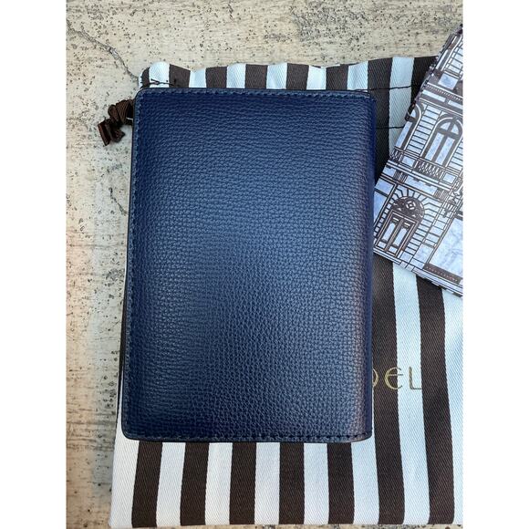 HENRI BENDEL W57TH DARK BLUE PASSPORT COVER NWT MSRP $450 - Picture 3 of 4